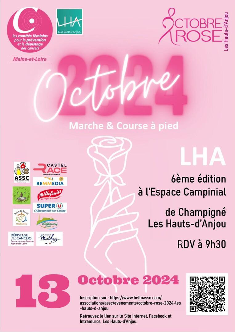octobre rose lha - champigné
