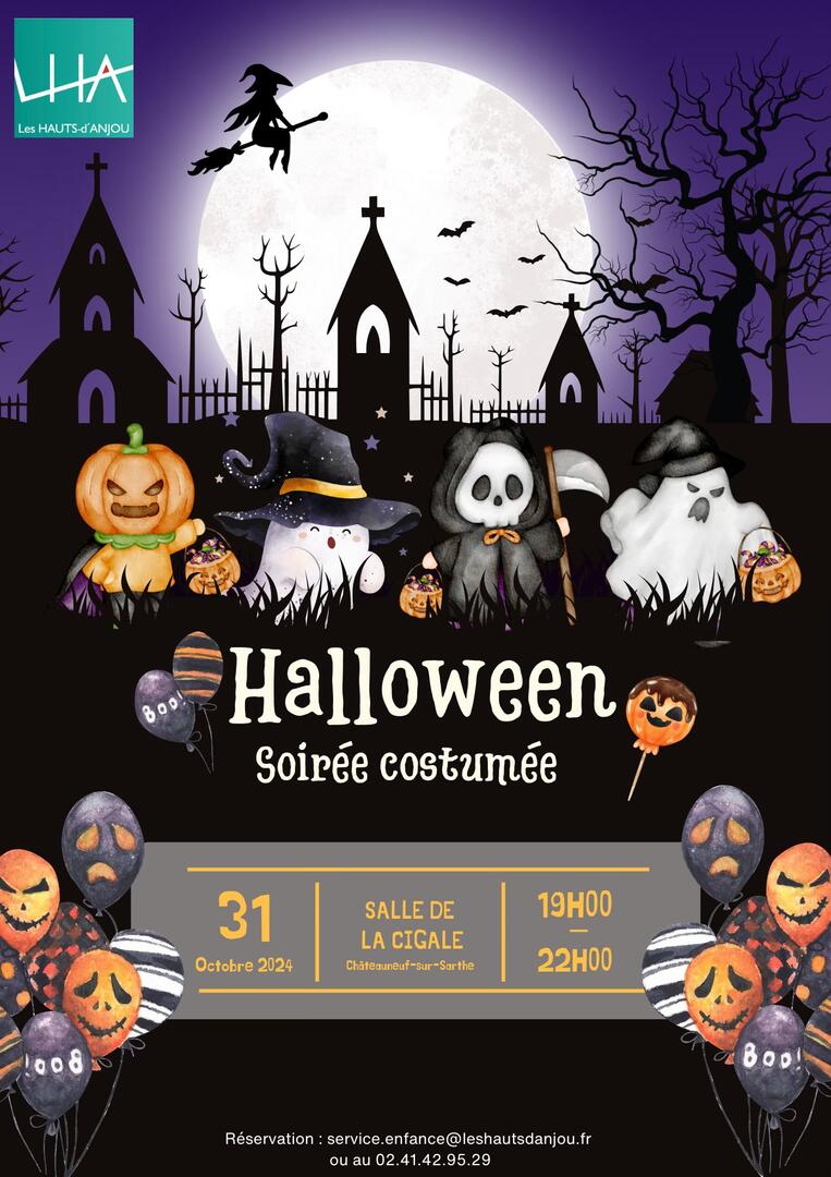 Soirée Halloween Châteauneuf-sur-Sarthe
