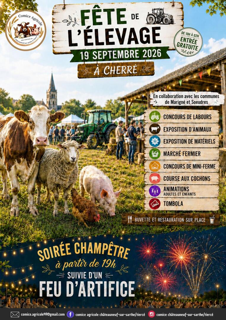 fête de l'élevage cherré F&ma 49