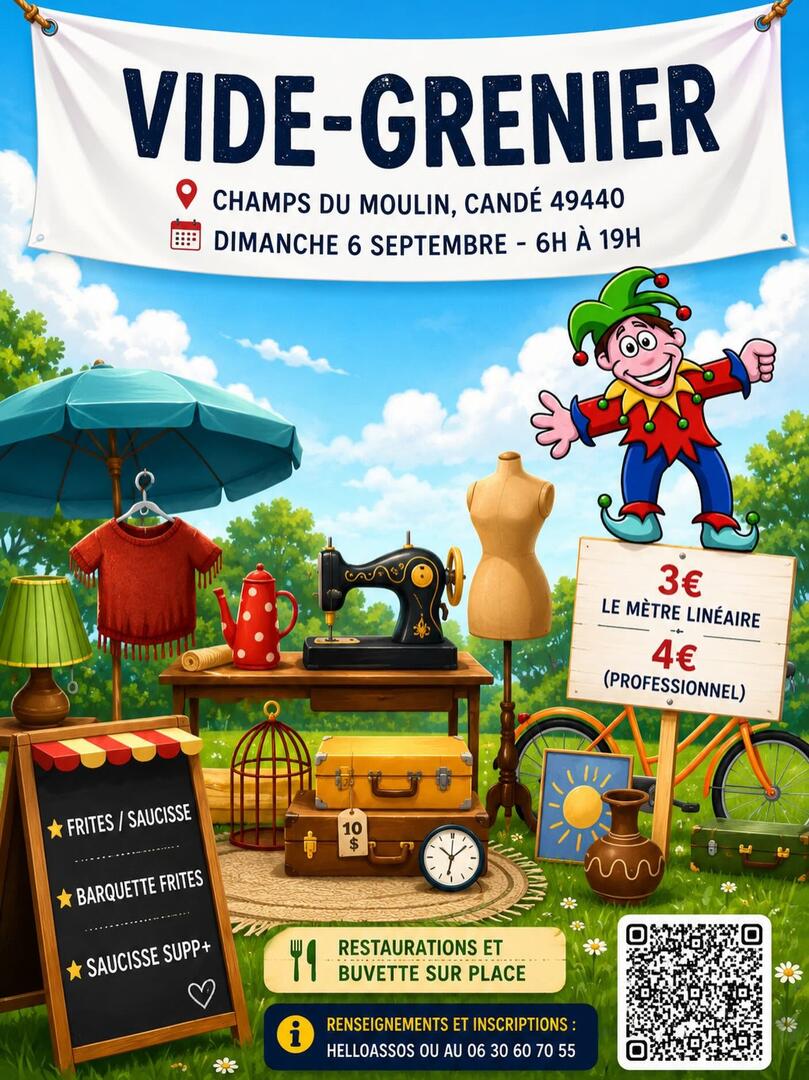 Vide grenier-Candé-FMA-49