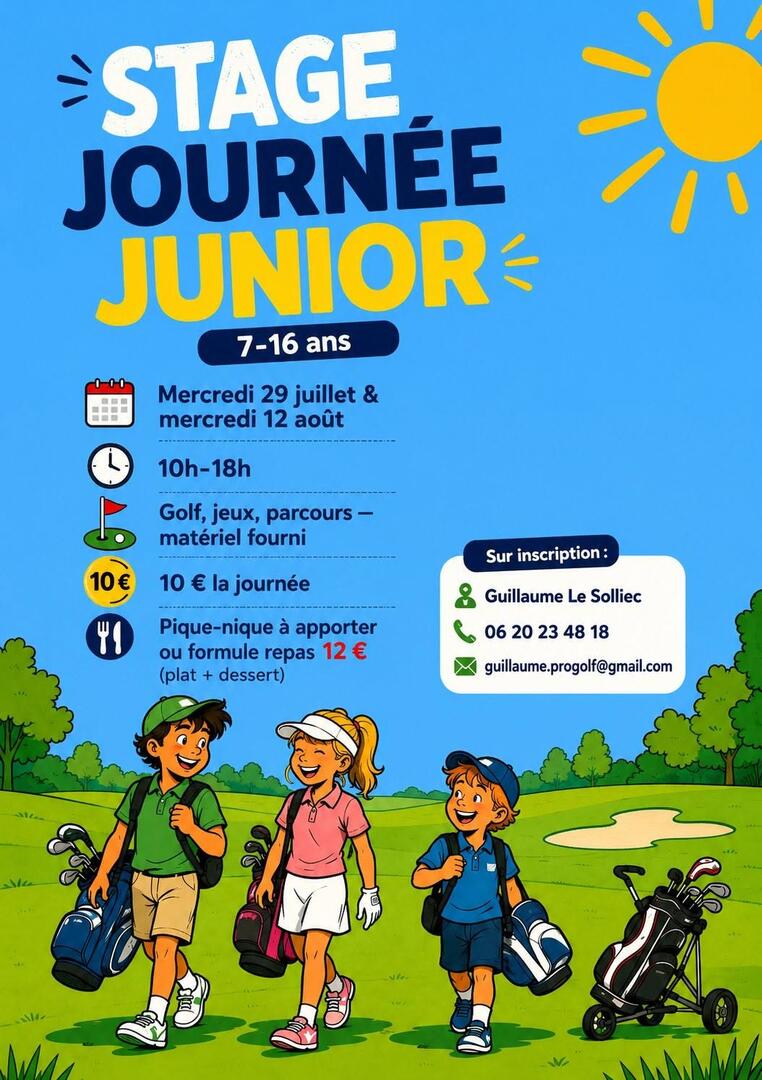 stage journée junior golf- Champigné-FMA-49