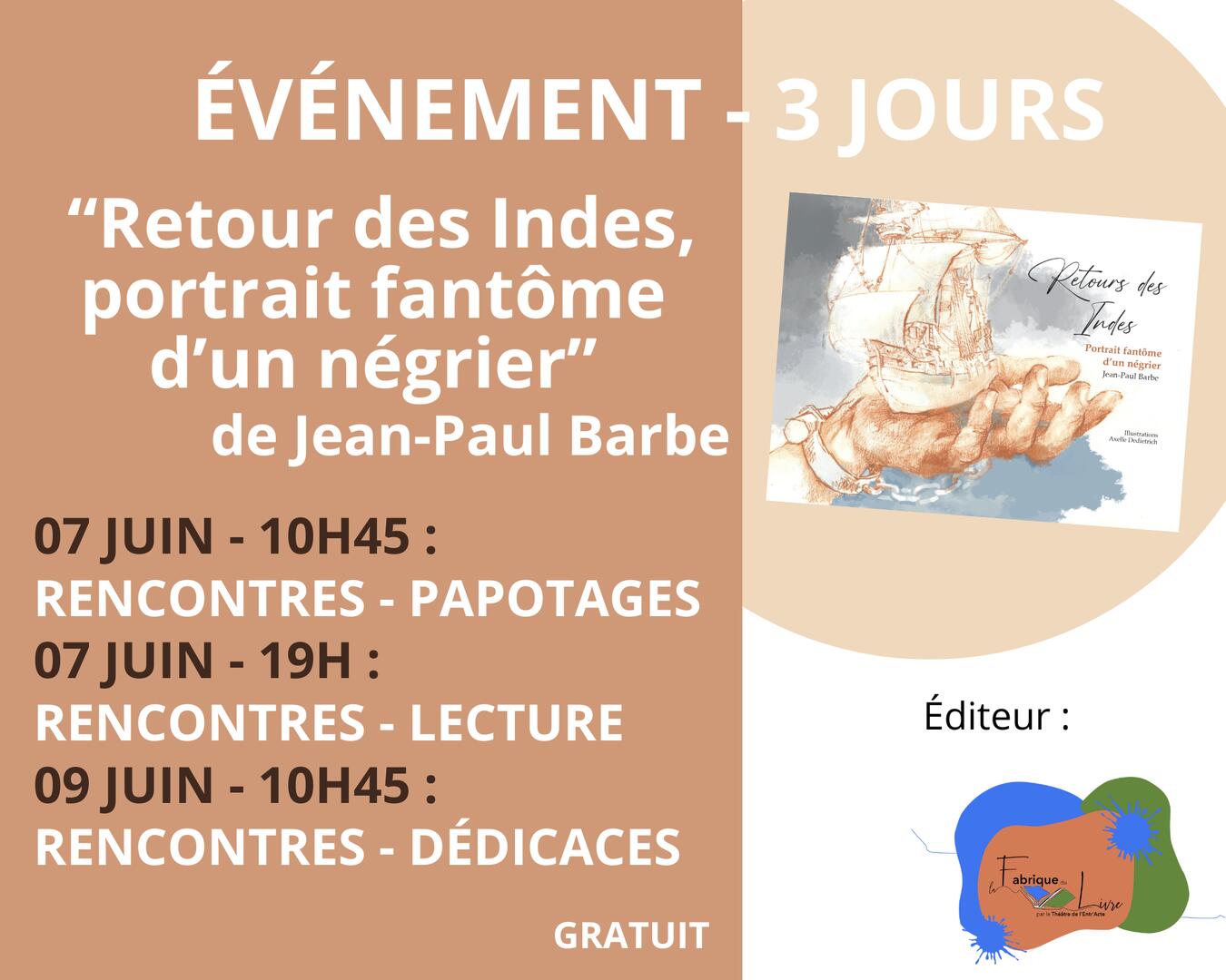 3 jours retour des indes