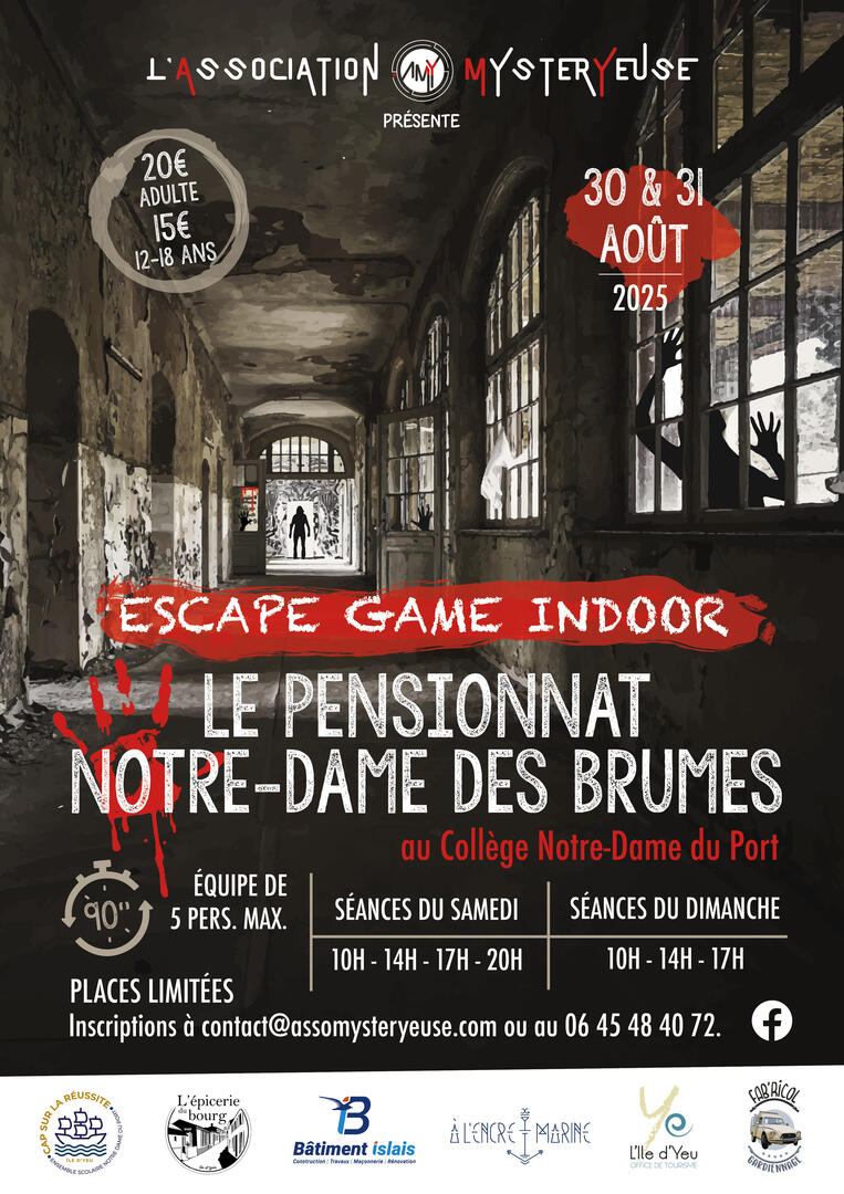 AFFICHE_ESCAPE GAME 2025 web