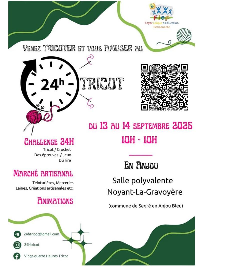 Affiche 24 h tricot 2025