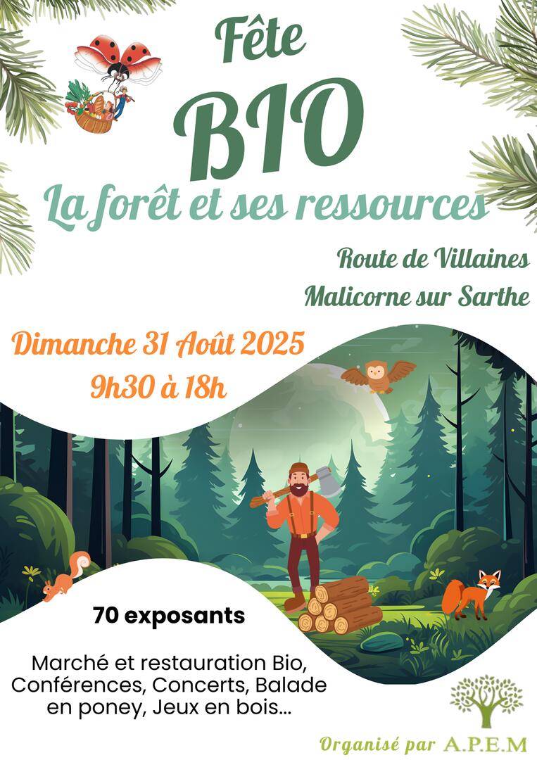 Affiche Fête Bio