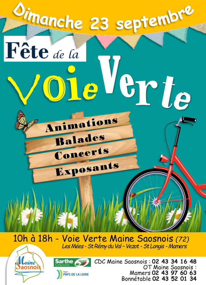 Affiche Fête Voie Verte