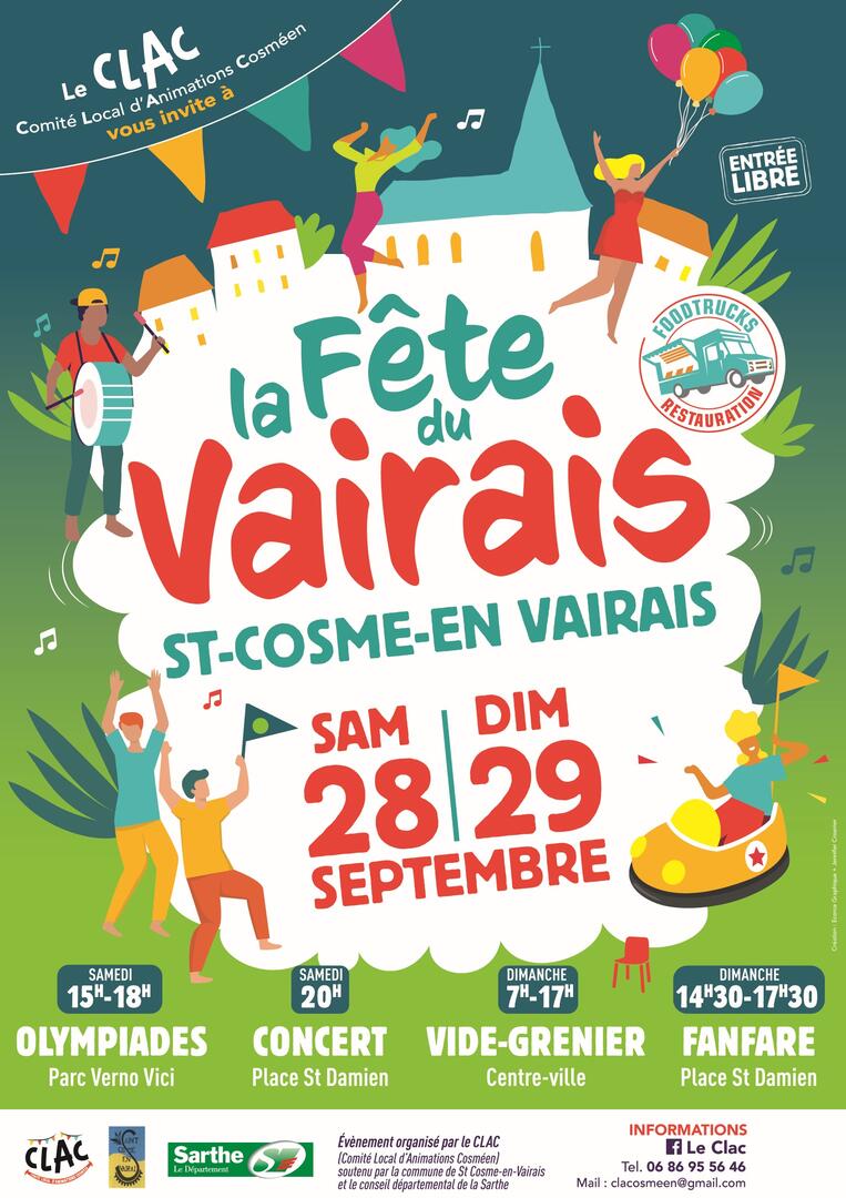 Affiche Fete du Vairais