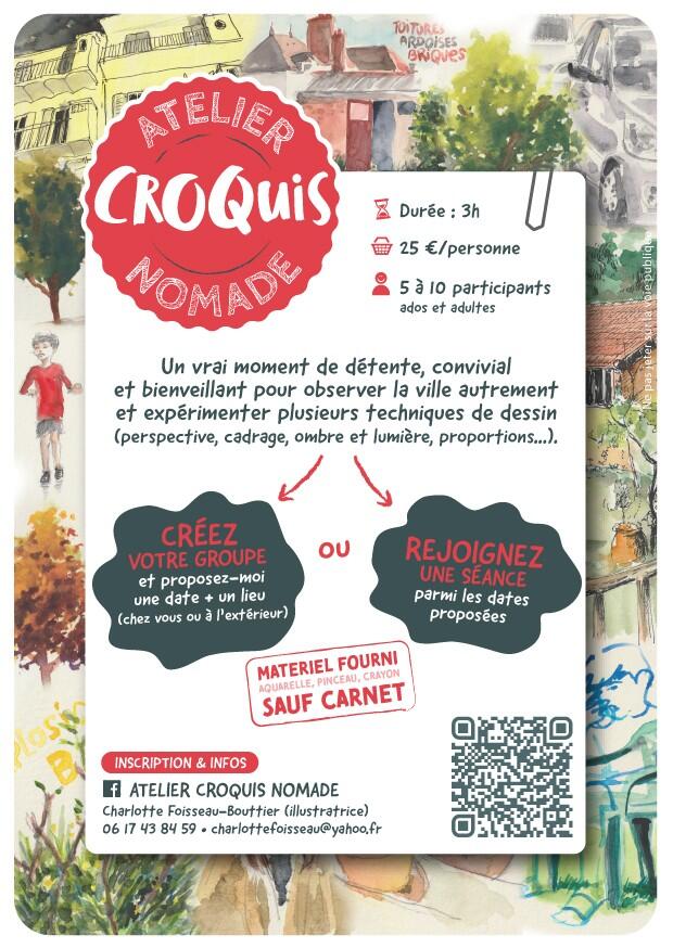 Atelier croquis nomade