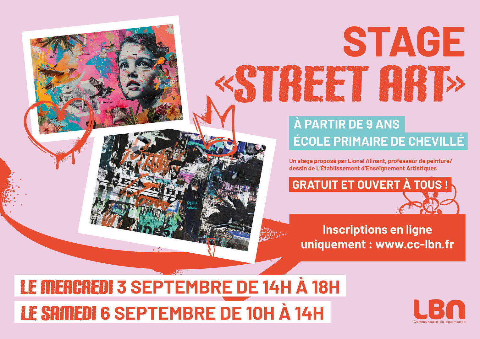 Atelier street art paysage