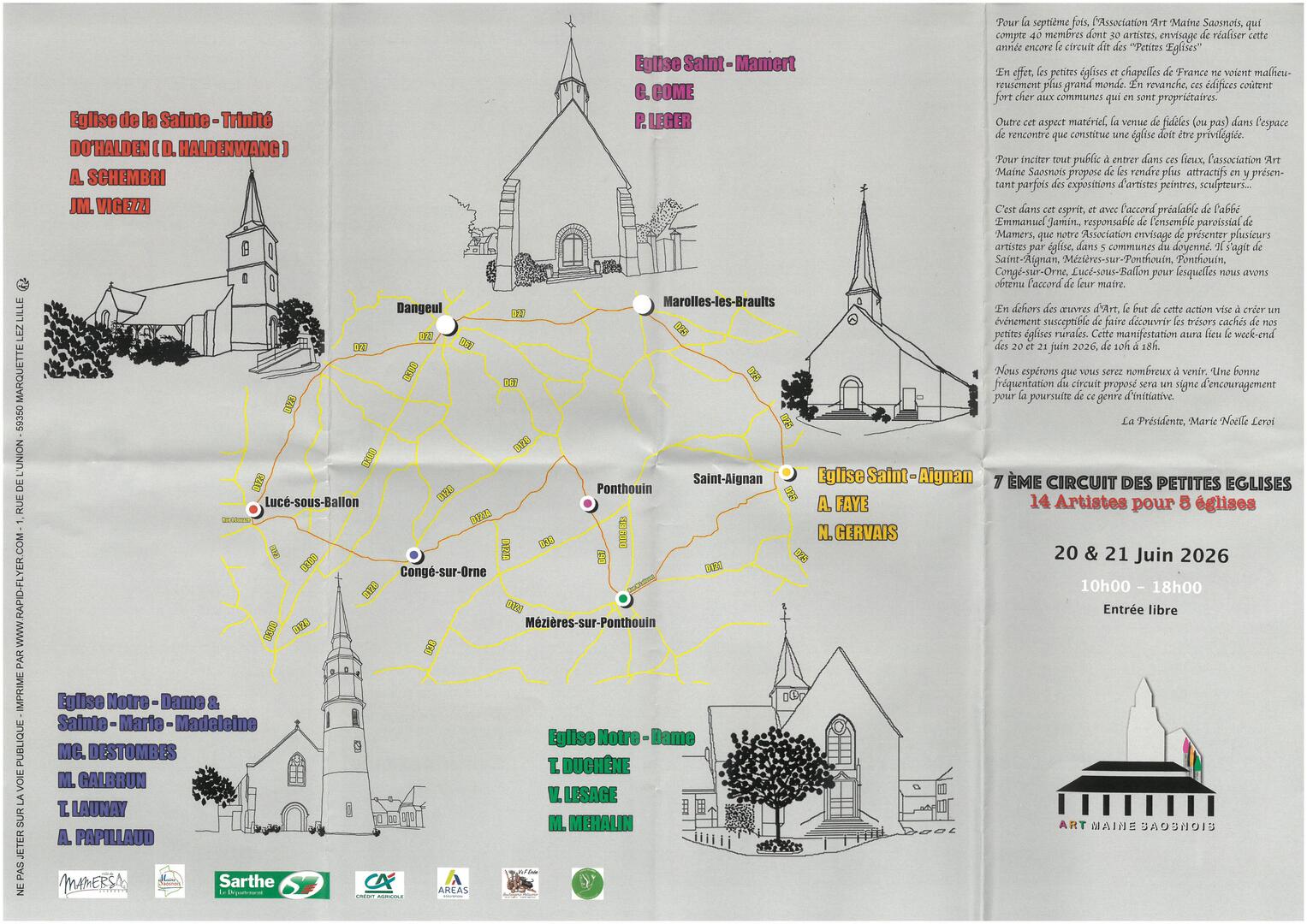Circuit petites églises