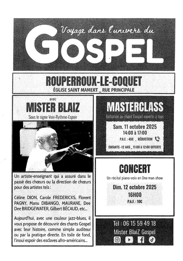 Concert Gospel Rouperroux