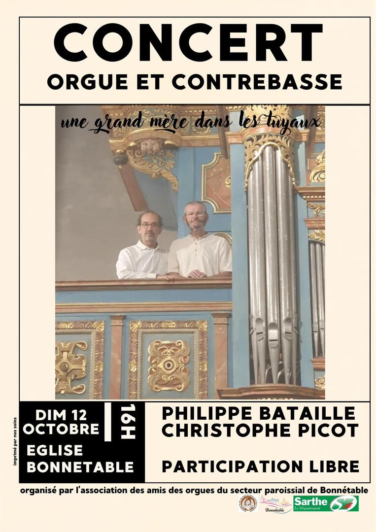 Concert orgue Bonnétable