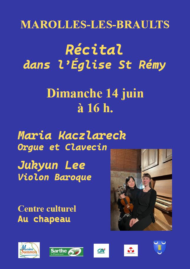 Concert orgue clavecin Marolles