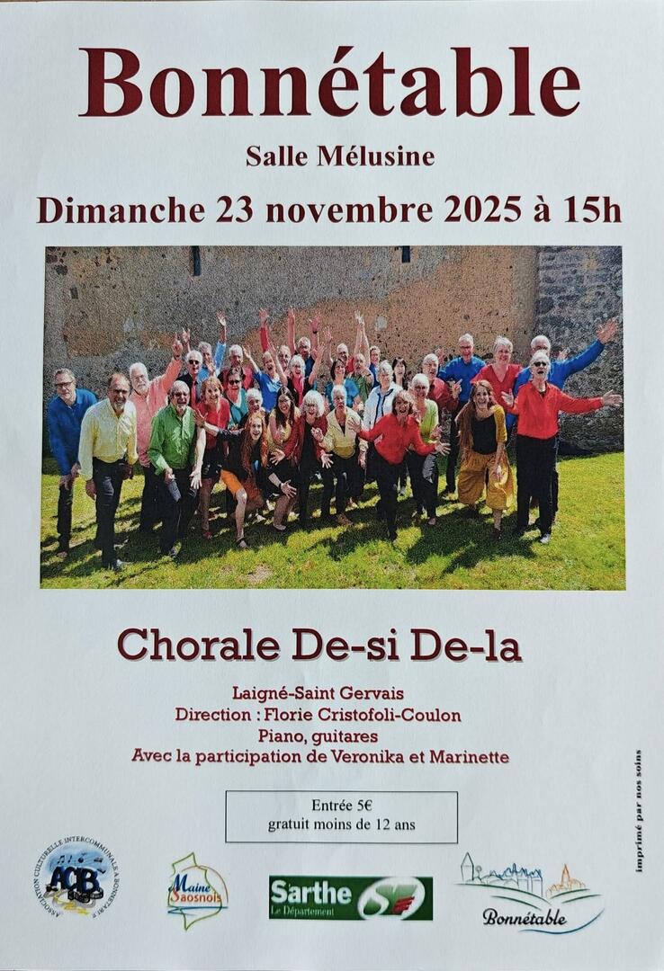 Concert chorale de si de la