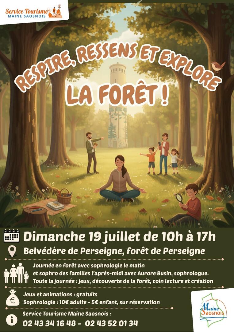 Respire ressens et explore la forêt 19 juillet - 2