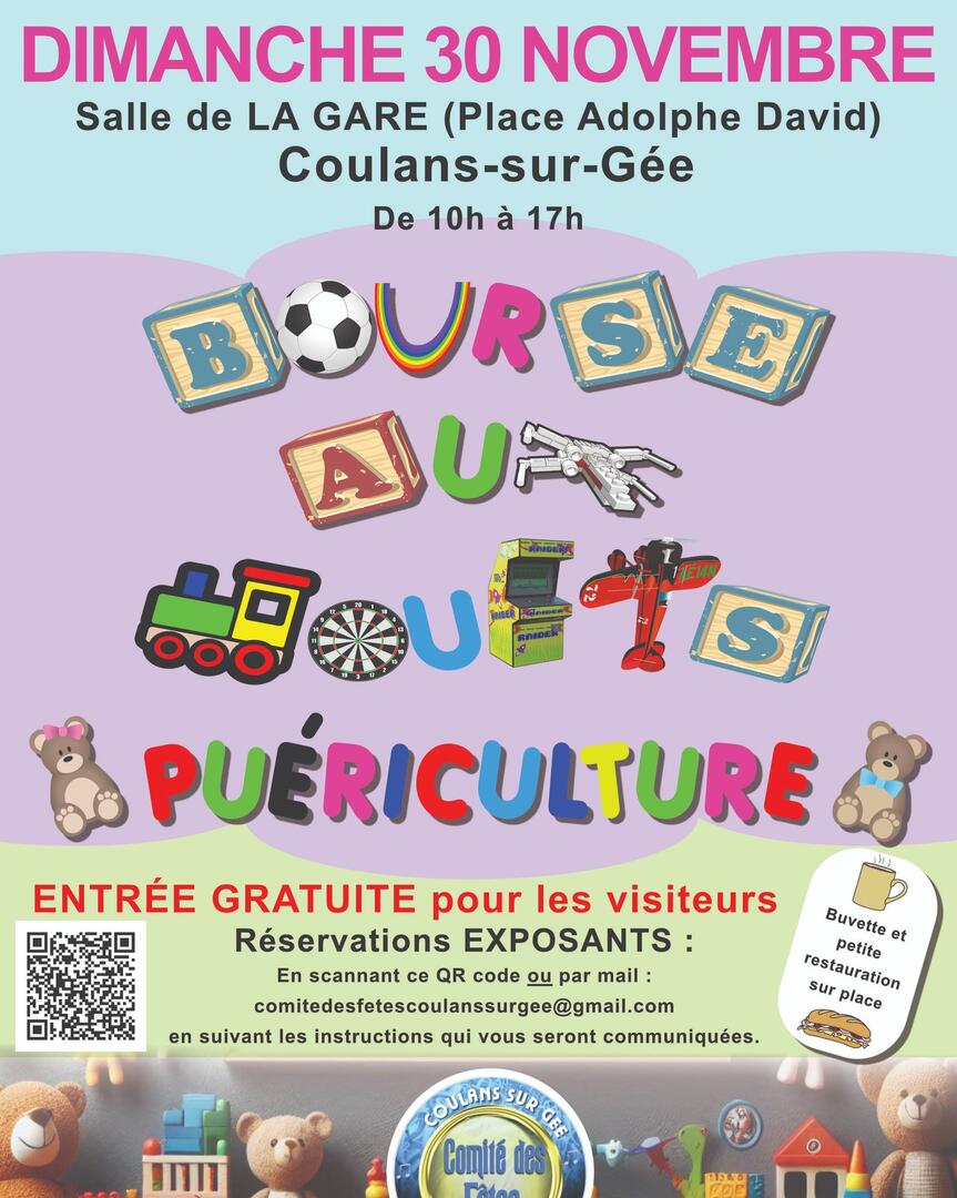 Bourse aux jouets et puériculture