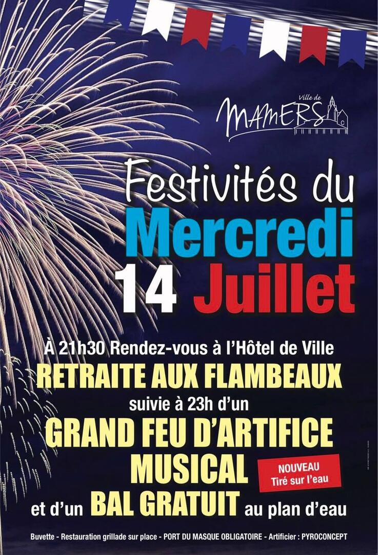 Festivités du 14 Juillet Mamers