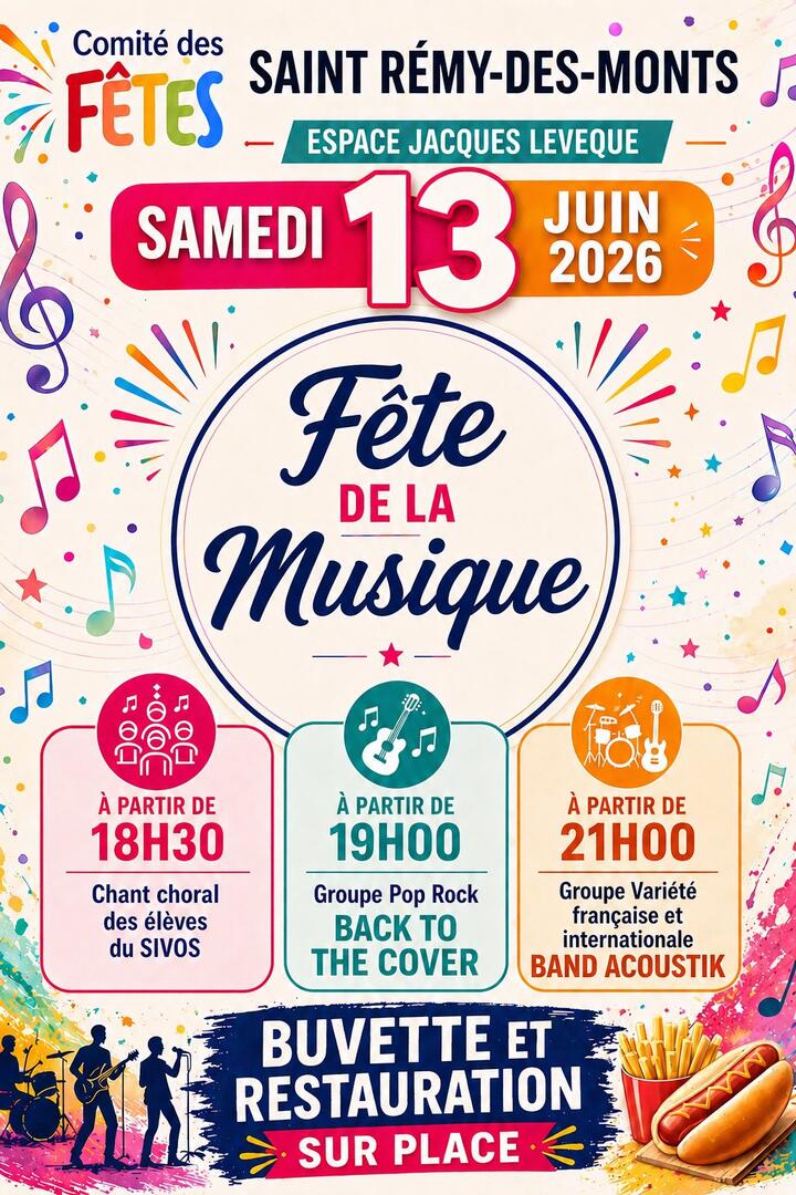 Fête de la musique St rémy des monts