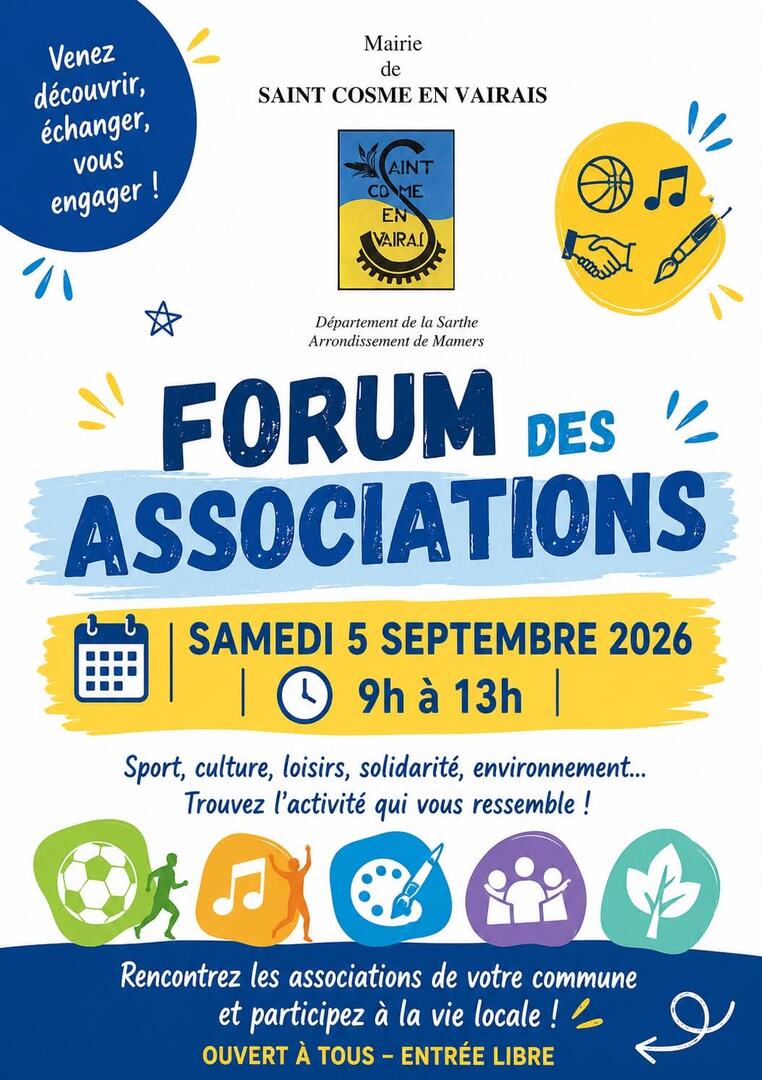 Forum des associations Saint Cosme en Vairais