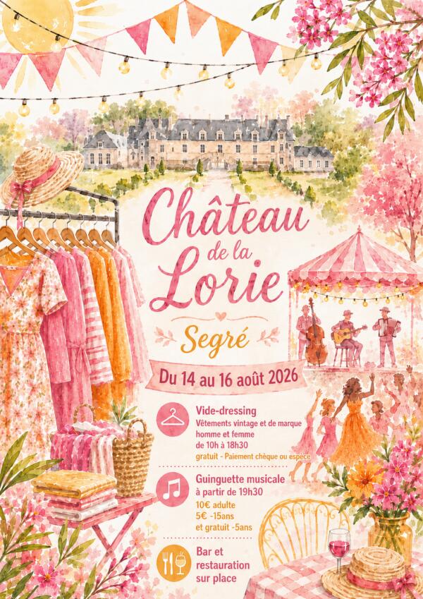 Affiche vide-dressing 2026 - La Chapelle-sur-Oudon - 49 - FMA