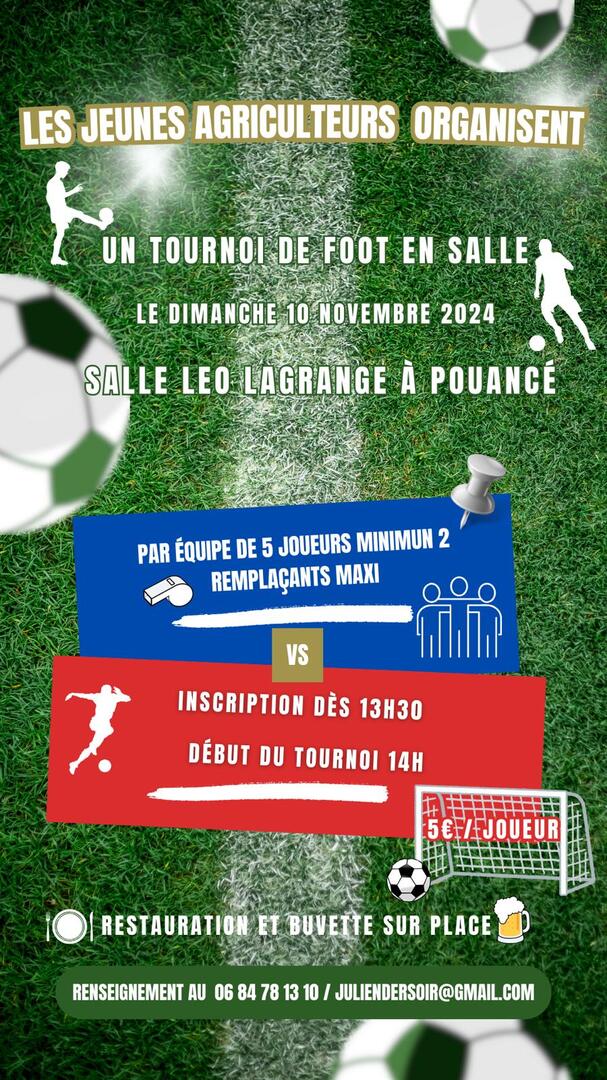 Tournoi de foot en salle
