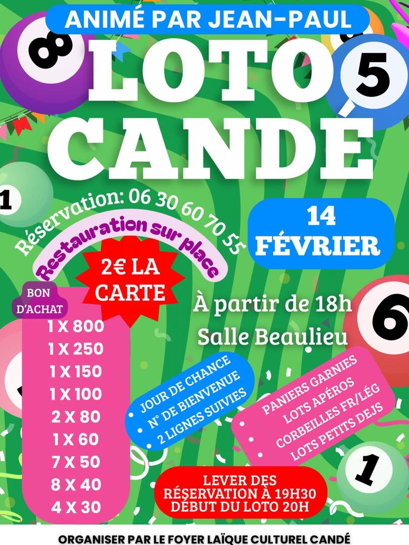 Loto du foyer laïque