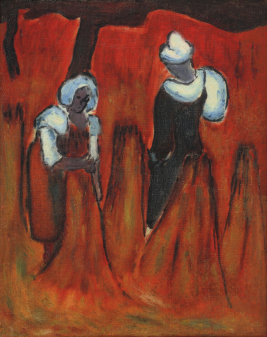 Émile Bernard, Étude pour Le Blé noir (1888) © Musée de Pont-Aven - Photo Laurent Bruneau - Procolor-29qle