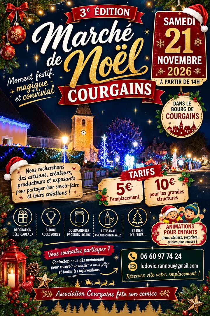 Marché Noël Courgains