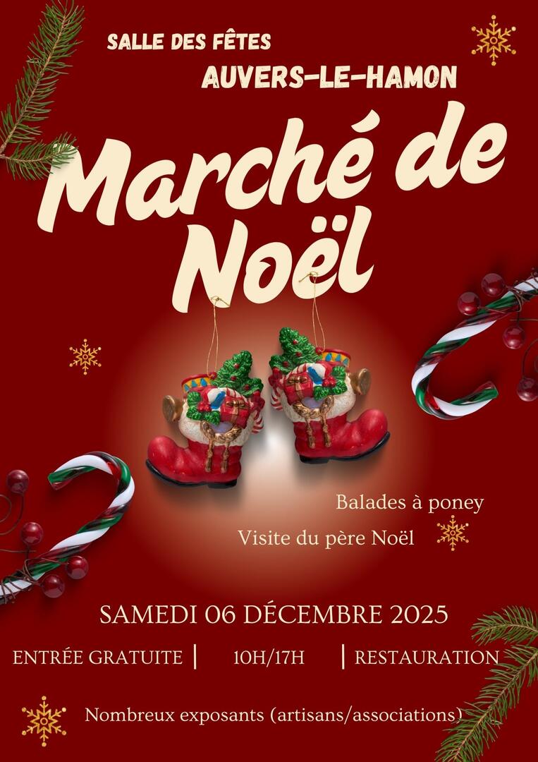 Marché de Noël Auvers le Hamon