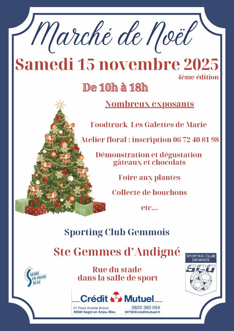 Marche-de-Noel - Sainte-Gemmes d'Andigné - FMA - 49