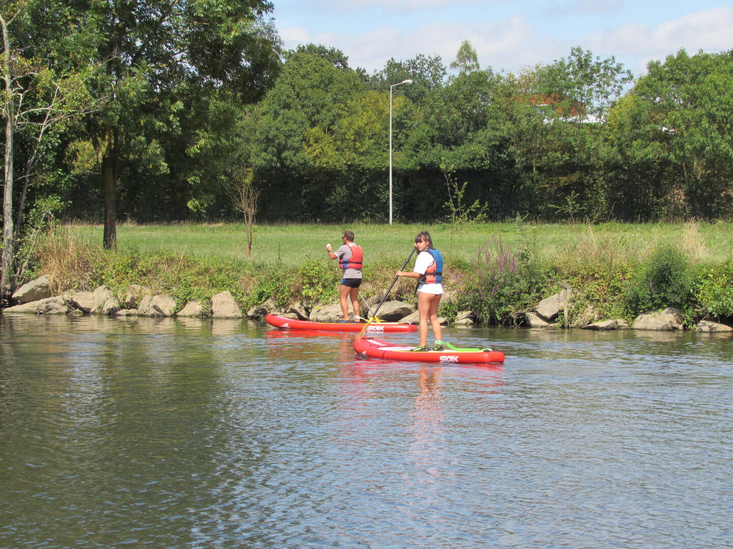 Paddle sur la Mayenne