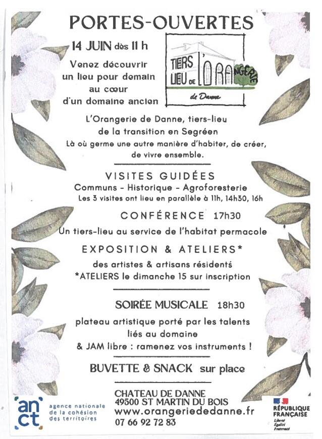 Portes ouvertes l'Orangerie de Danne_St Martin du Bois