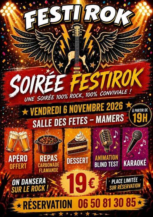 Soirée Festirok Nov 26