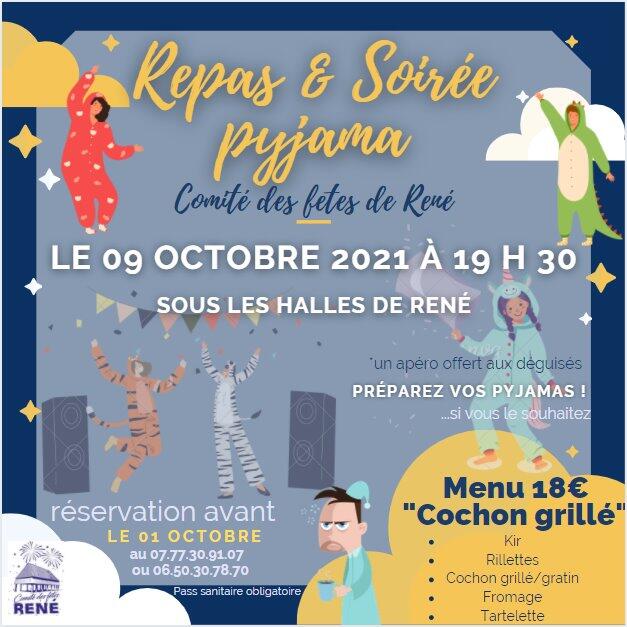 Soirée Pyjama à René