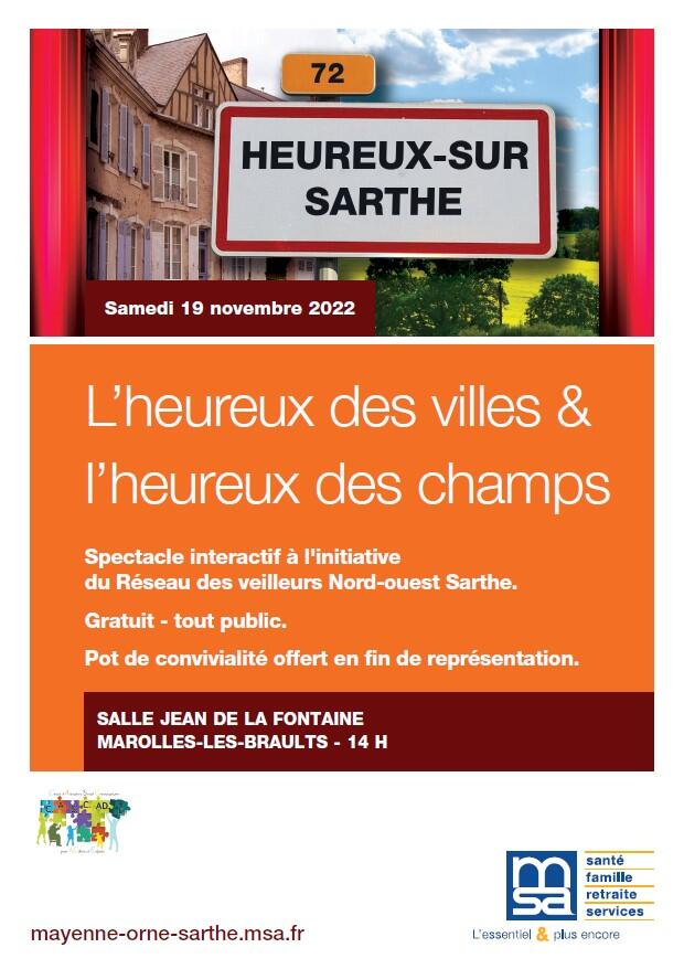 Spectacle heureux marolles