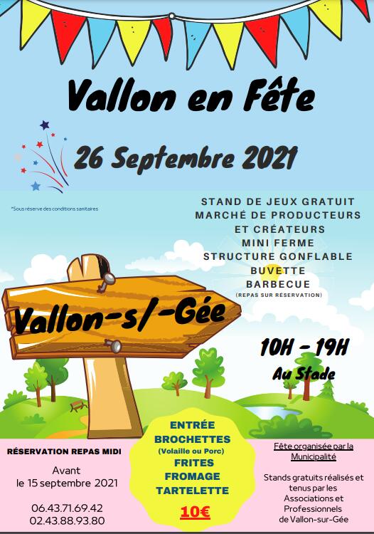 Vallon-sur-Gée en fête