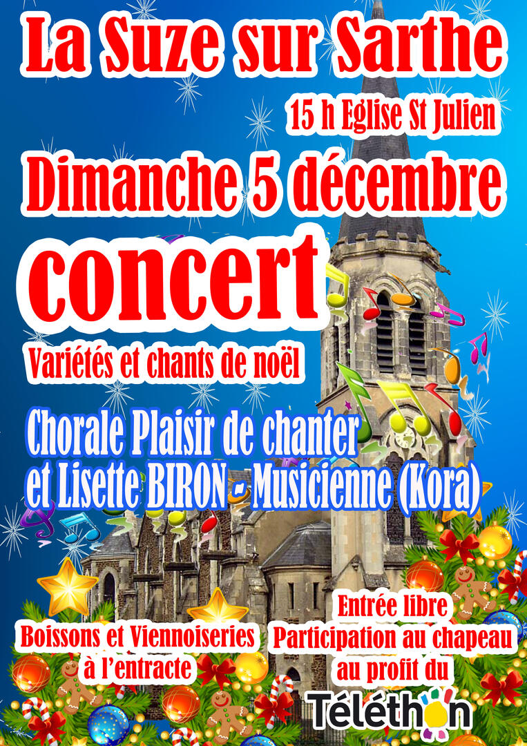 affiche concert de noel 2021