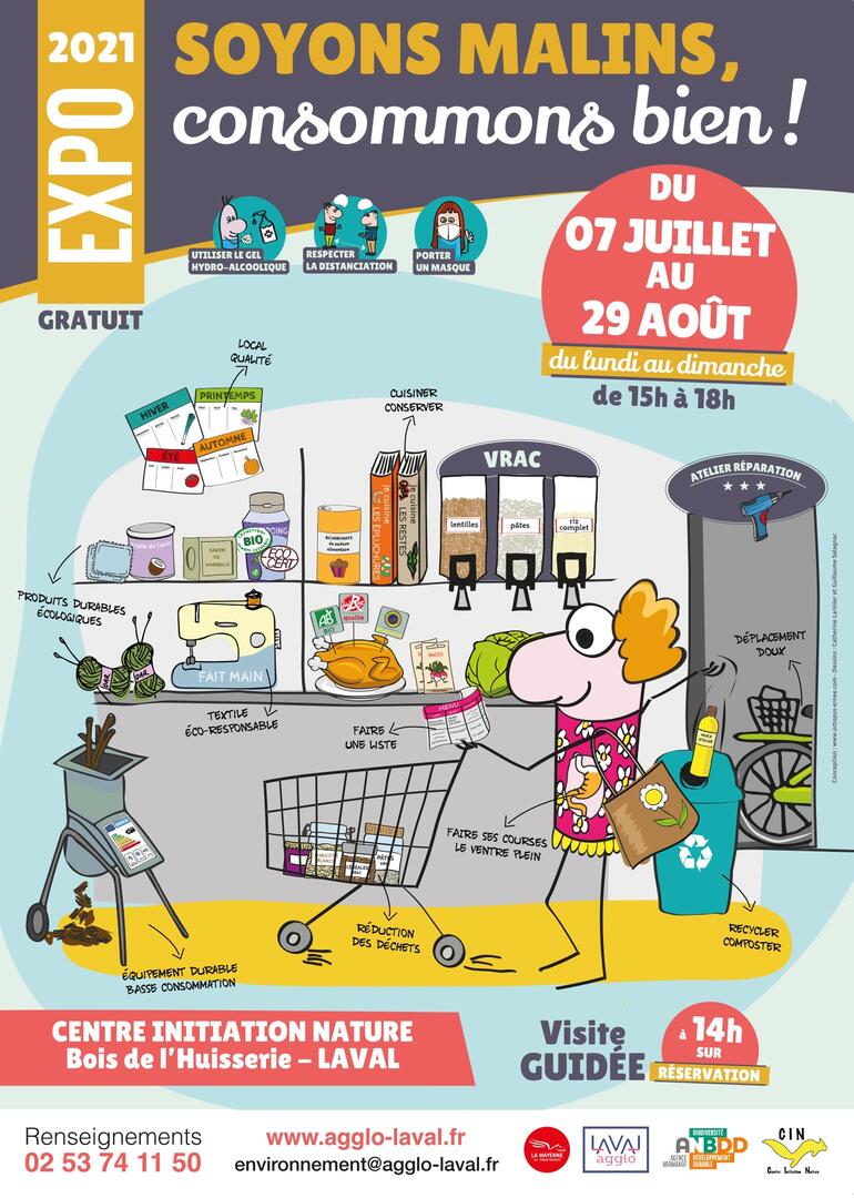 affiche expo SOYONS MALINS-été-basse définition