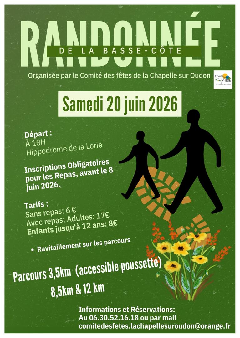 Randonnée Basse côte 2026 - La Chapelle-sur-Oudon - 49 FMA