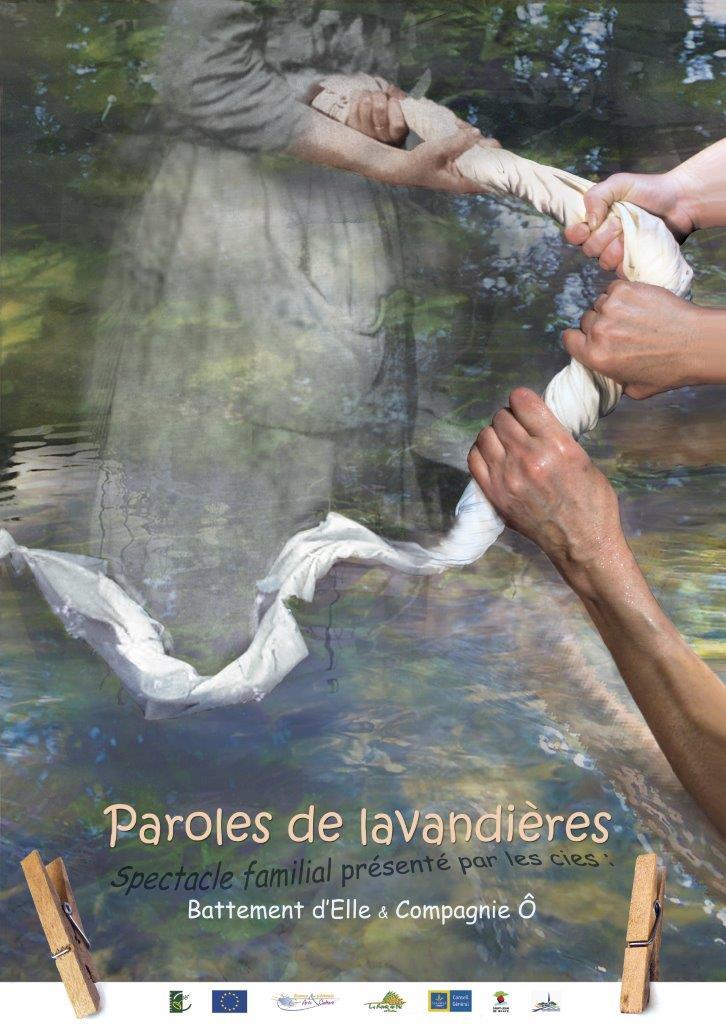 affiche renc'art - paroles de lavandières