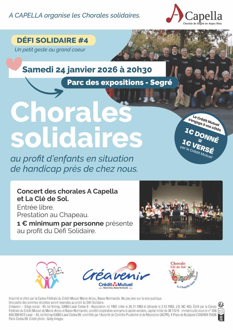 Chorale A capella 2026 - Ste-Gemmes-d'Andigné - 49 - FMA