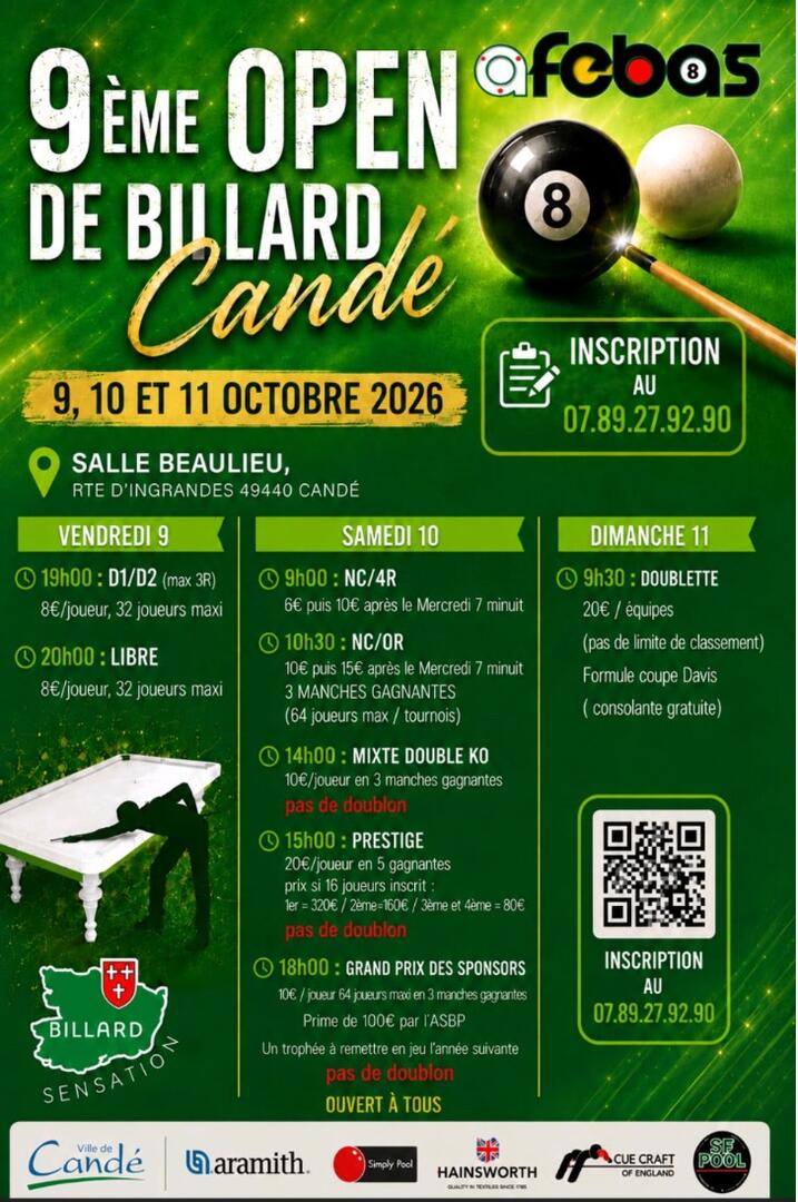 open billard 2026