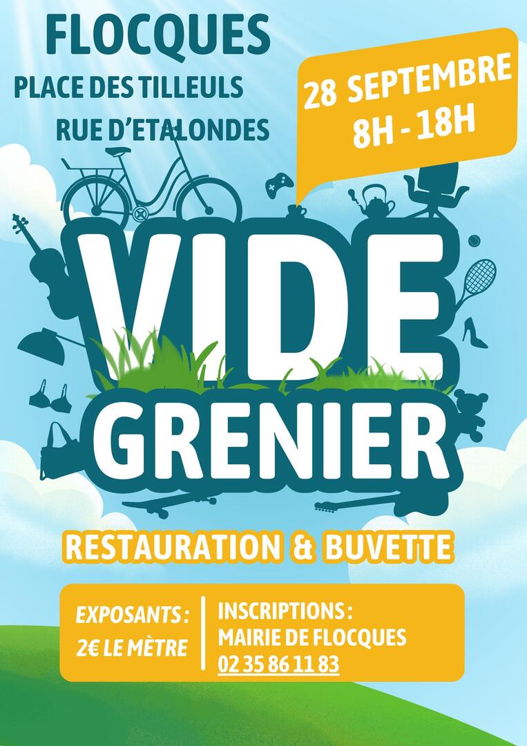 Vide grenier Flocques