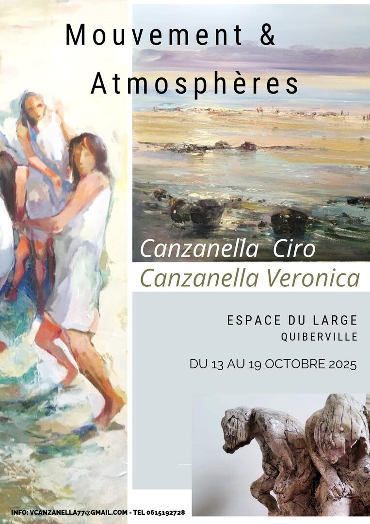 Expo Veronica Canzanella octobre 2025 Quiberville