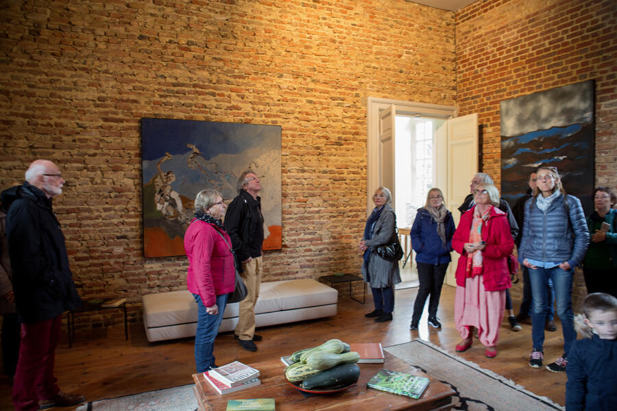 Visite du château de Bosmelet avec Alain Germain