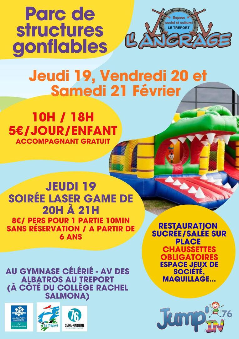 022126 - LE TREPORT - Structures gonflables