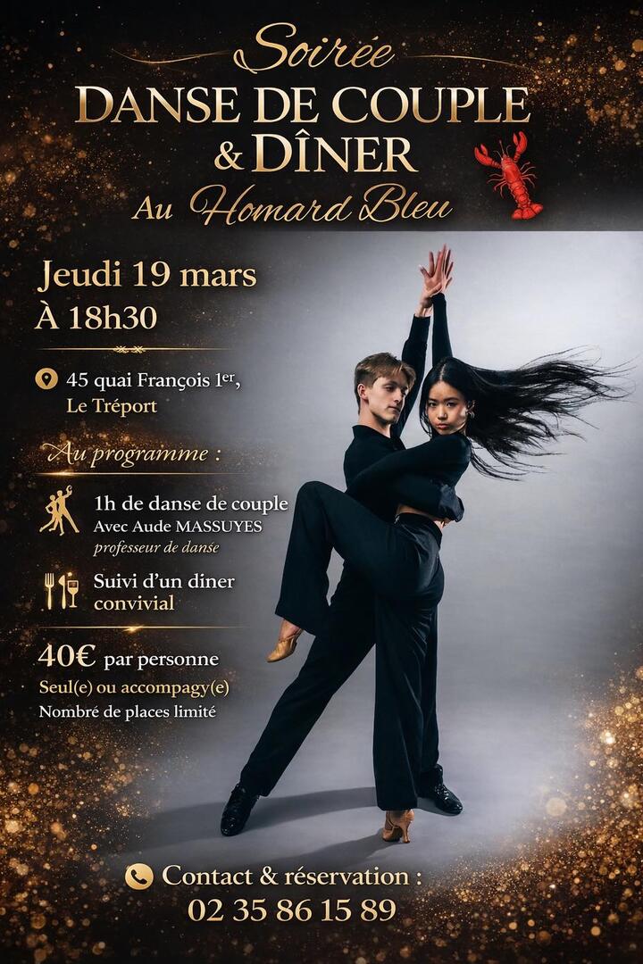 031926 - LE TREPORT - Danse de couple & Dîner