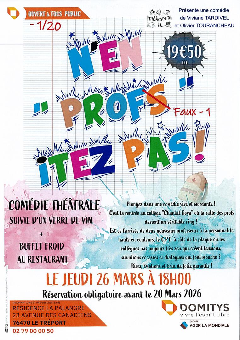 032626 - LE TREPORT - Théâtre n'en  profitez pas
