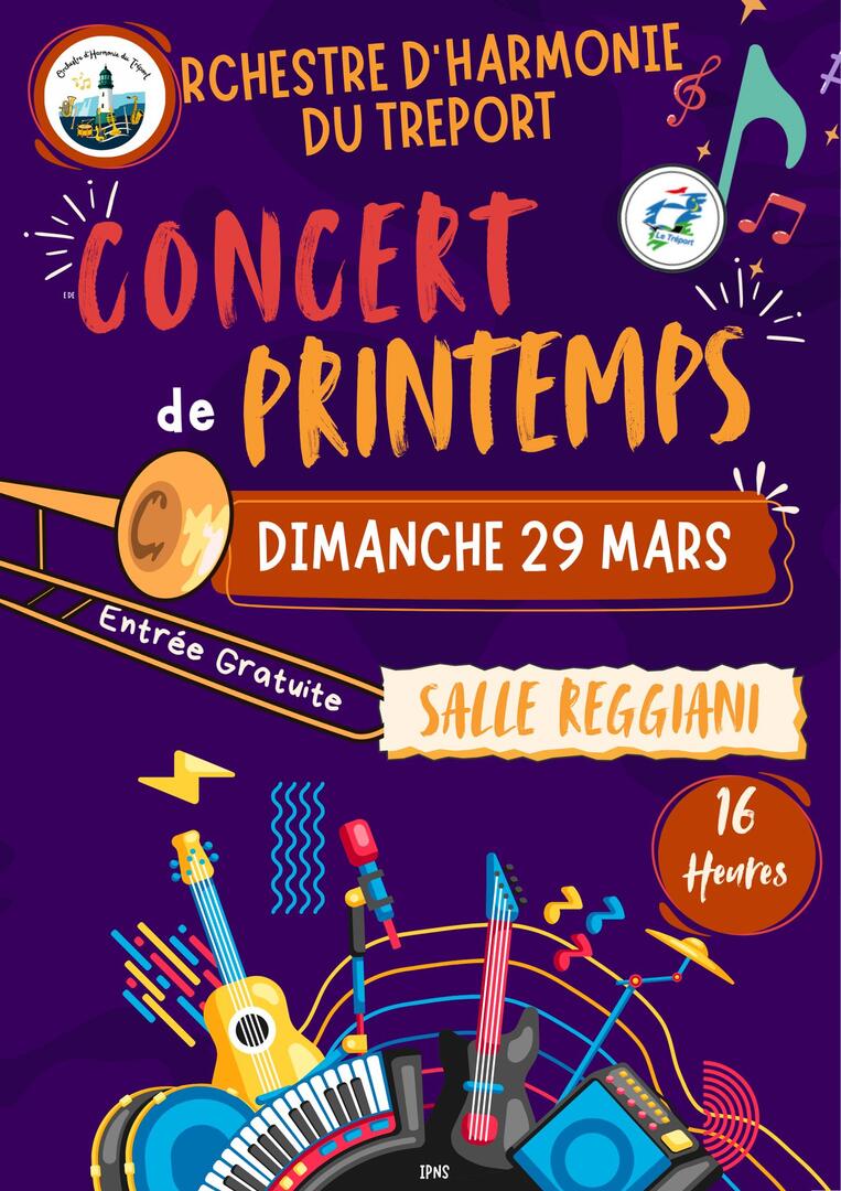 032926 - LE TREPORT - Concert de printemps Harmonie municipale