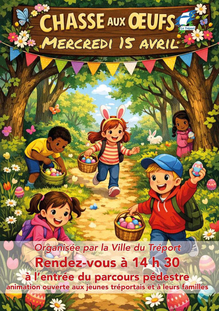 041526 - LE TREPORT - Chasse aux oeufs